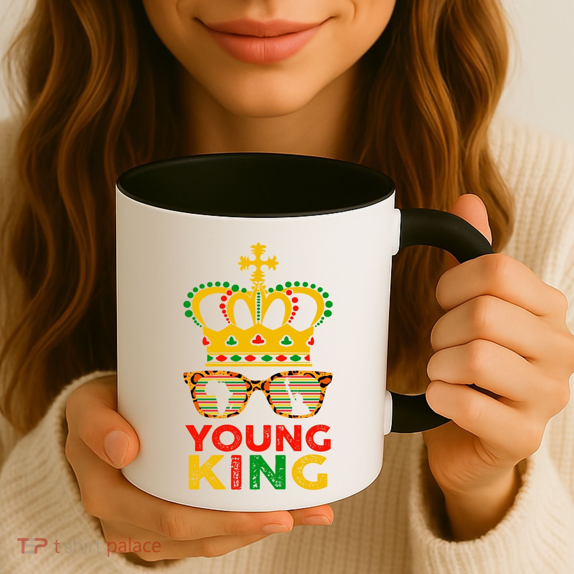 Young King Crown African American 1865 Junenth Cool Gift Coffee Mug