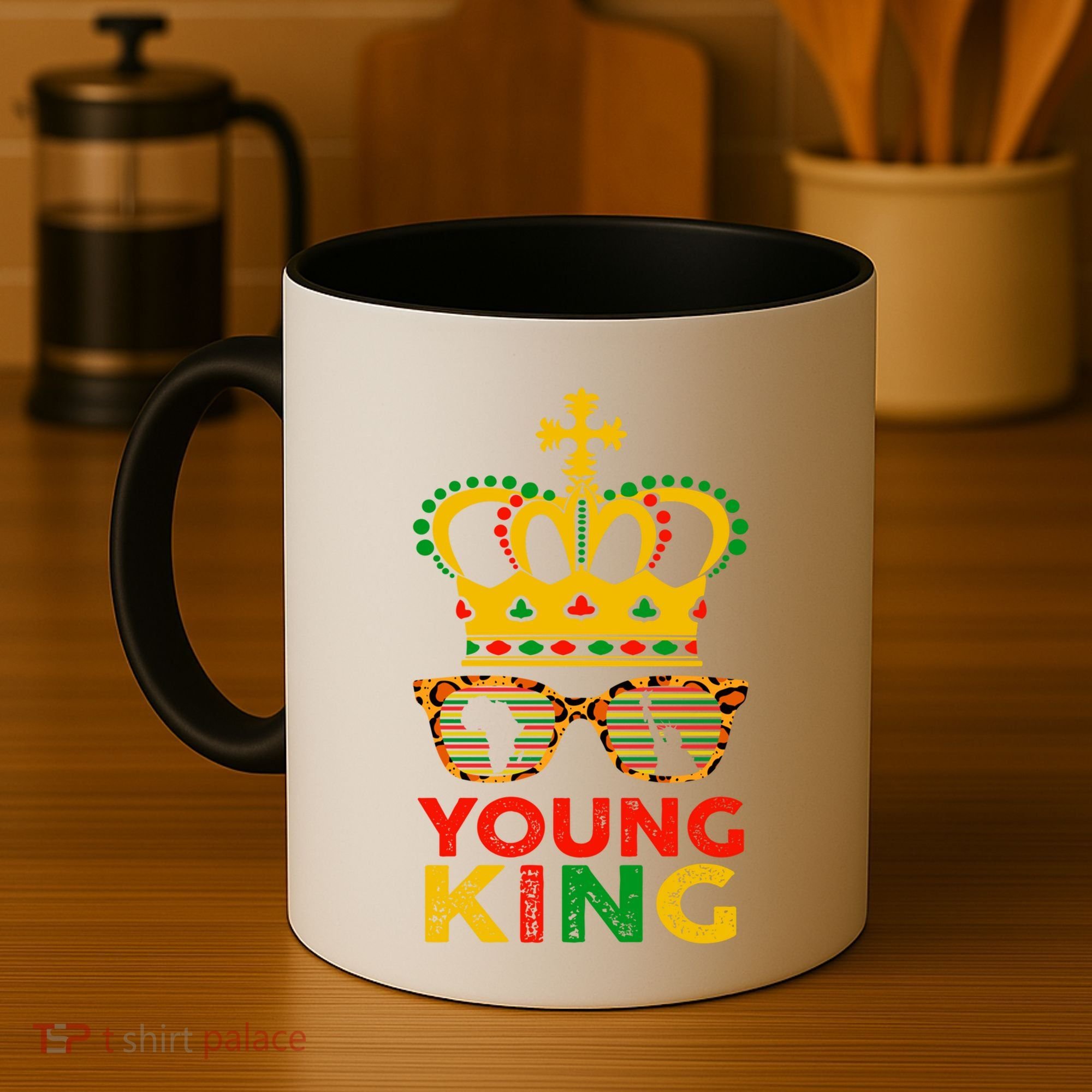 Young King Crown African American 1865 Junenth Cool Gift Coffee Mug