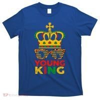 Young King Crown African American 1865 Junenth Cool Gift T-Shirt thumb 0