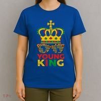 Young King Crown African American 1865 Junenth Cool Gift T-Shirt thumb 4