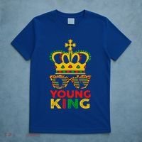 Young King Crown African American 1865 Junenth Cool Gift T-Shirt thumb 5