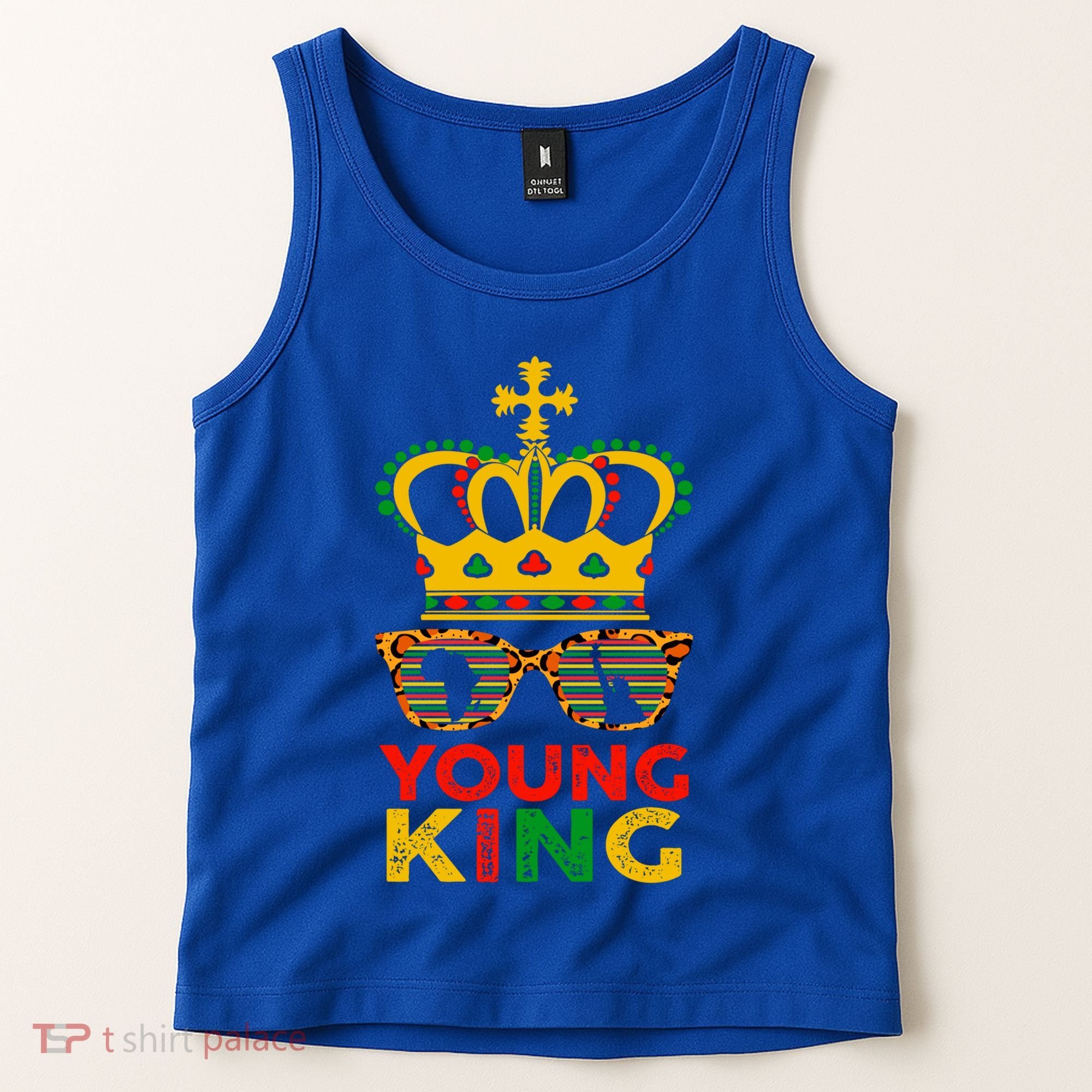 Young King Crown African American 1865 Junenth Cool Gift Tank Top