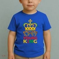 Young King Crown African American 1865 Junenth Cool Gift Toddler T-Shirt thumb 2