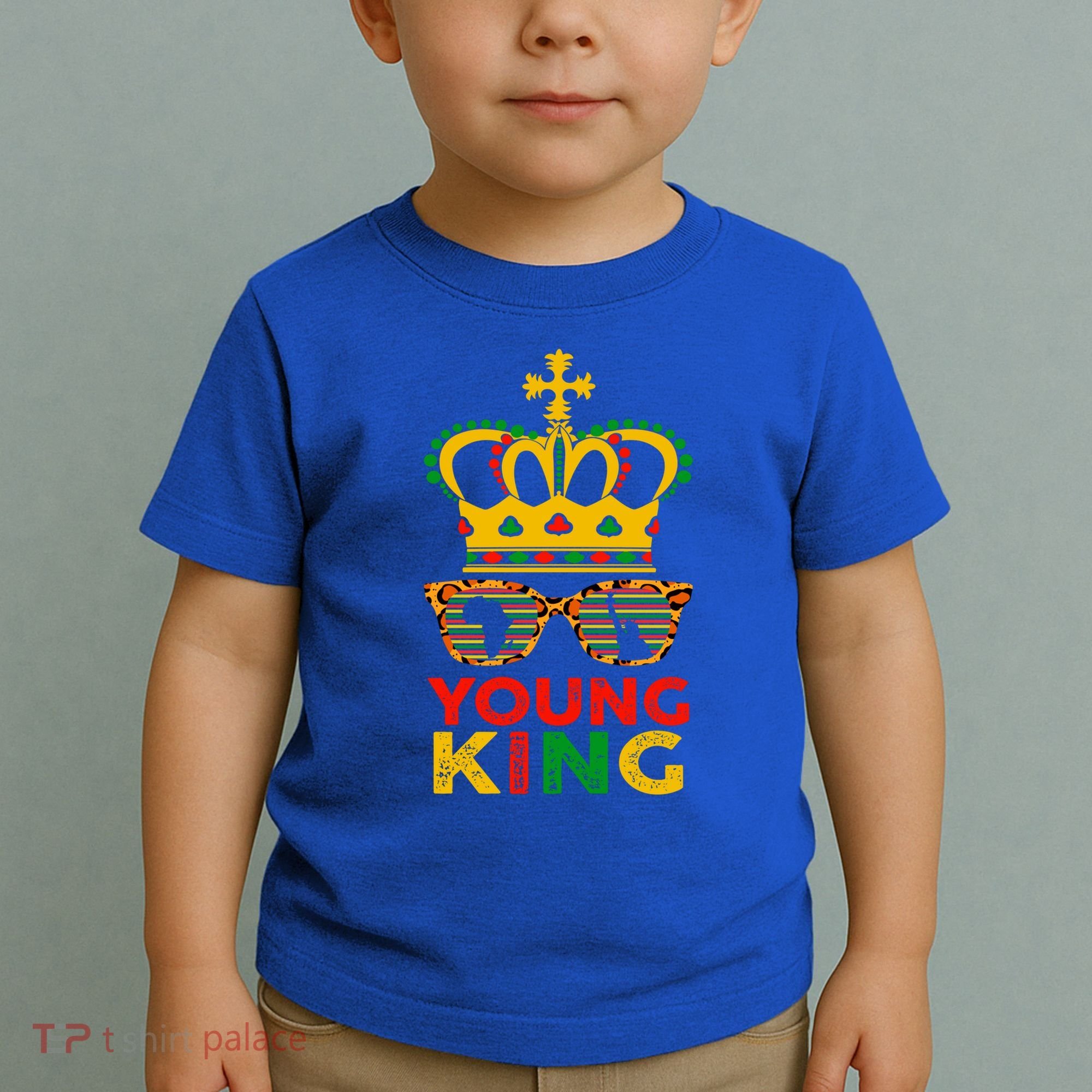Young King Crown African American 1865 Junenth Cool Gift Toddler T-Shirt