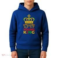Young King Crown African American 1865 Junenth Cool Gift Kids Hoodie thumb 4