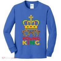 Young King Crown African American 1865 Junenth Cool Gift Kids Long Sleeve Shirt thumb 0