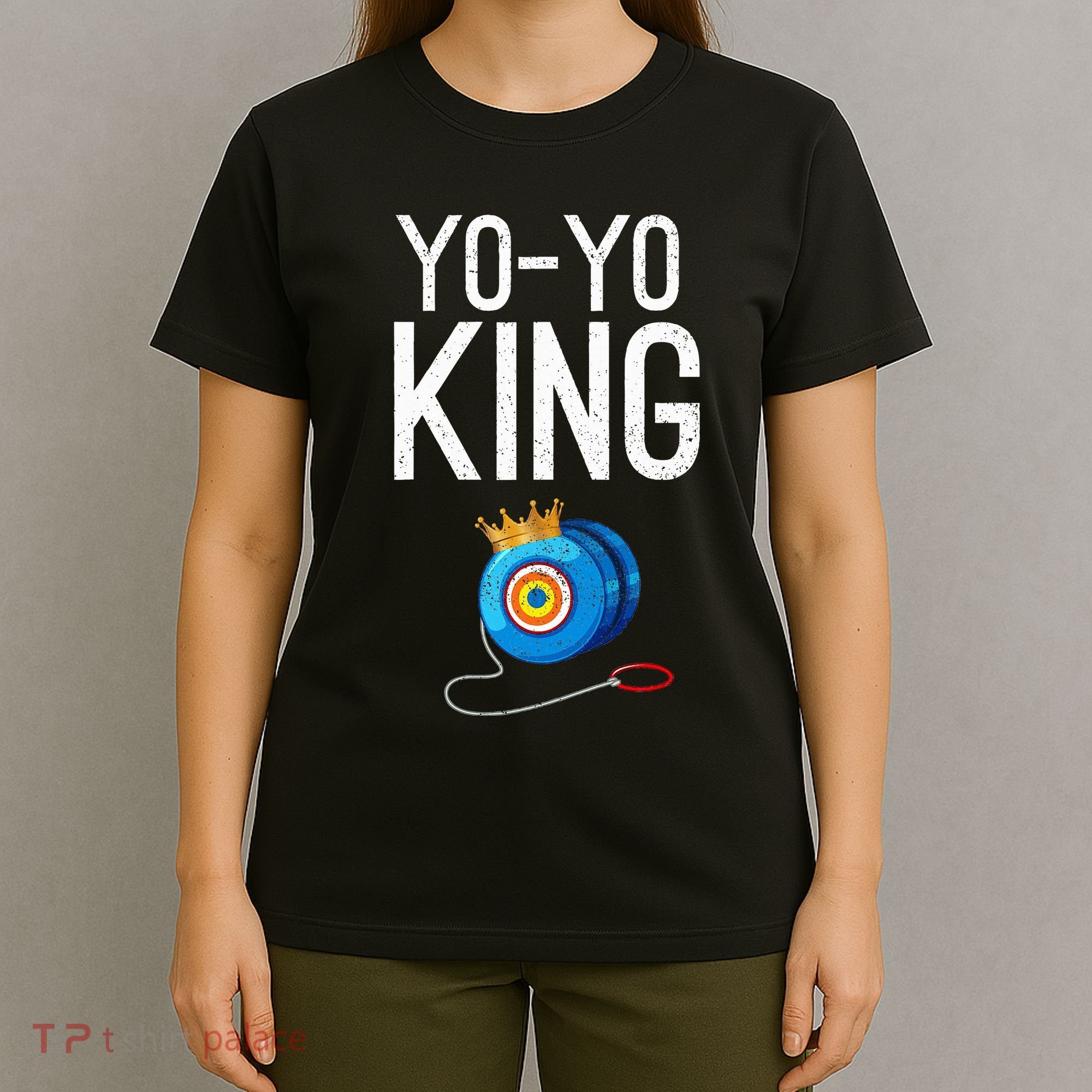 Yoyo King Crown Funny Yoyo Enthusiast Gift T-Shirt