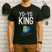 Yoyo King Crown Funny Yoyo Enthusiast Gift T-Shirt thumb 6