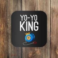 Yoyo King Crown Funny Yoyo Enthusiast Gift Coaster thumb 0