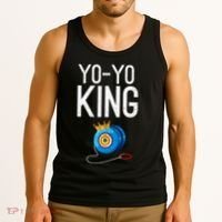 Yoyo King Crown Funny Yoyo Enthusiast Gift Tank Top thumb 3