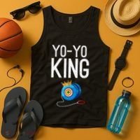 Yoyo King Crown Funny Yoyo Enthusiast Gift Tank Top thumb 4