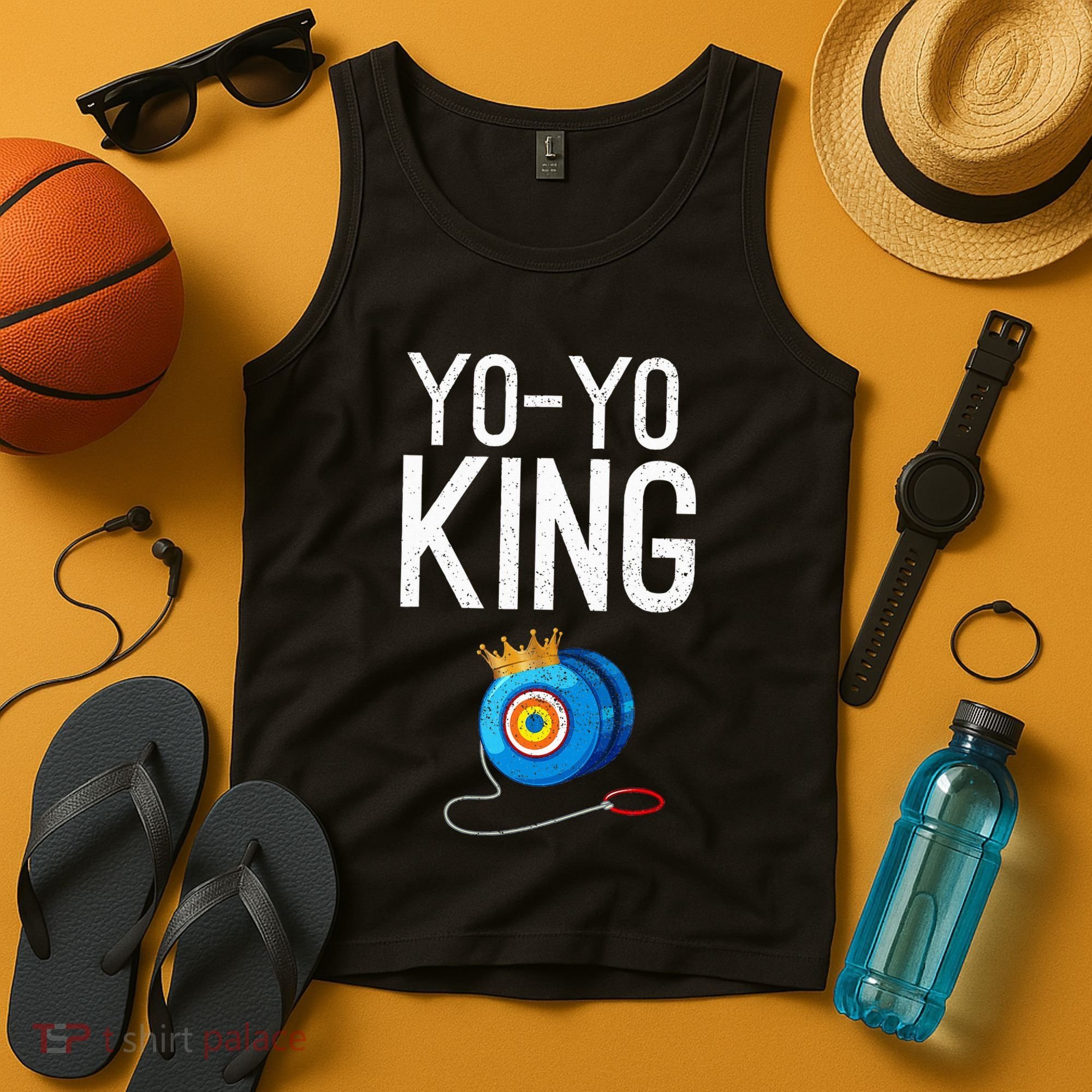 Yoyo King Crown Funny Yoyo Enthusiast Gift Tank Top