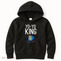 Yoyo King Crown Funny Yoyo Enthusiast Gift Kids Hoodie thumb 0