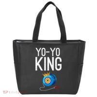 Yoyo King Crown Funny Yoyo Enthusiast Gift Tote Bag thumb 0