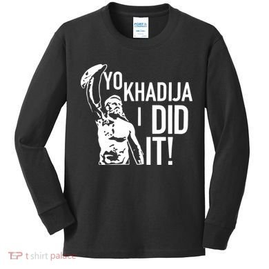 Yo Khadija I Did It Kids Long Sleeve Shirt