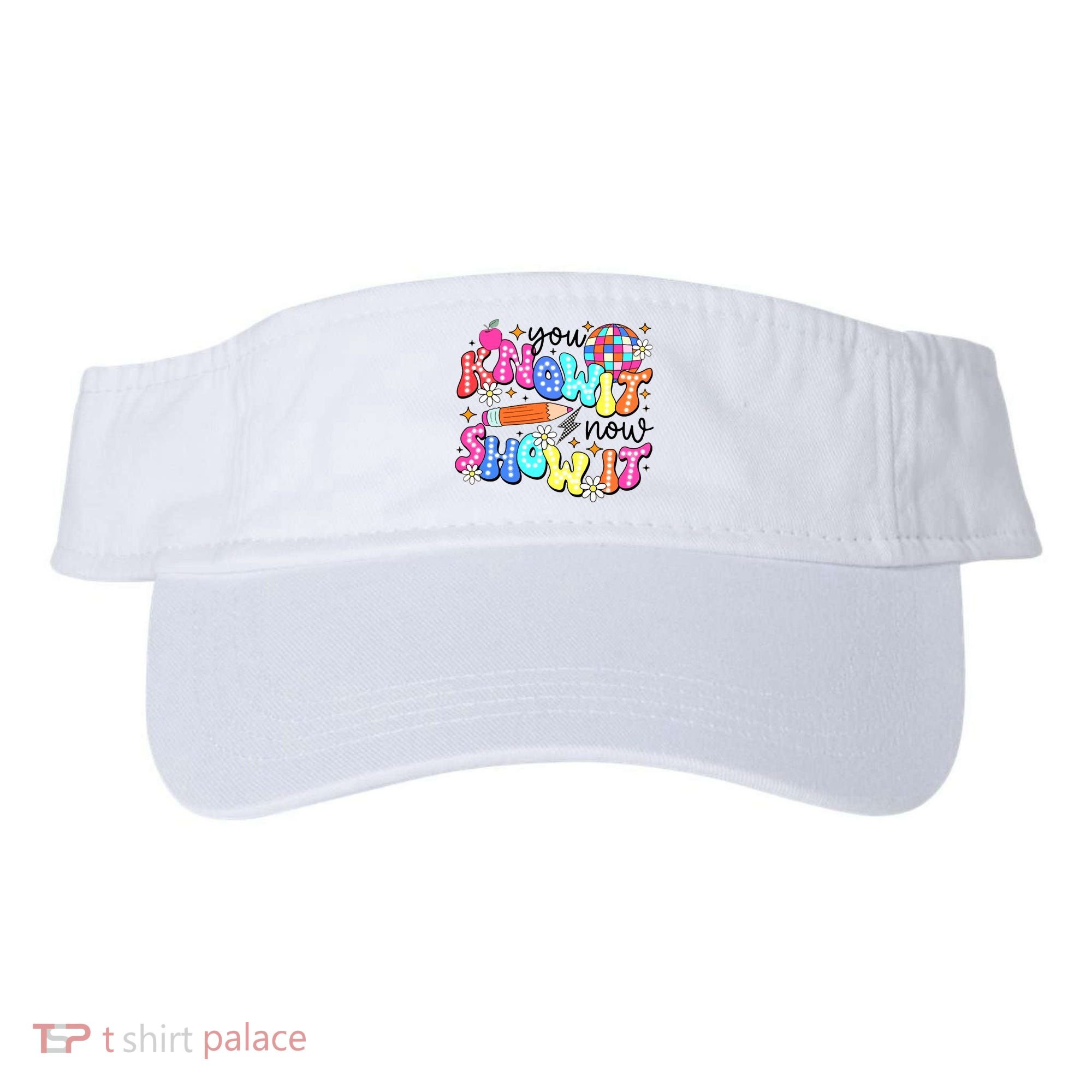 You Know It Now Show It State Testing Visor