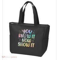 You Know It Now Show It Testing Day Teacher Tote Bag thumb 3