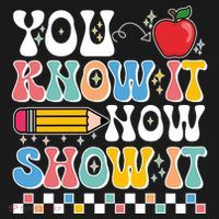 You Know It Now Show It Testing Day Teacher Life Women's Hoodie thumb 2