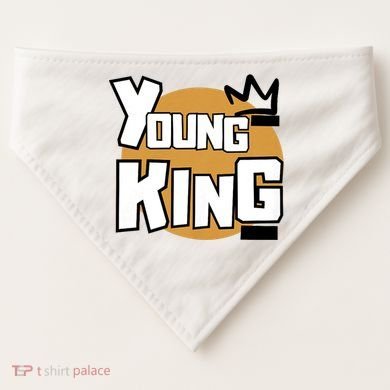 Young Kings Talk The Talk And Walk The Walk USA-Made Doggie Bandana