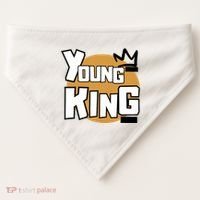 Young Kings Talk The Talk And Walk The Walk USA-Made Doggie Bandana thumb 0