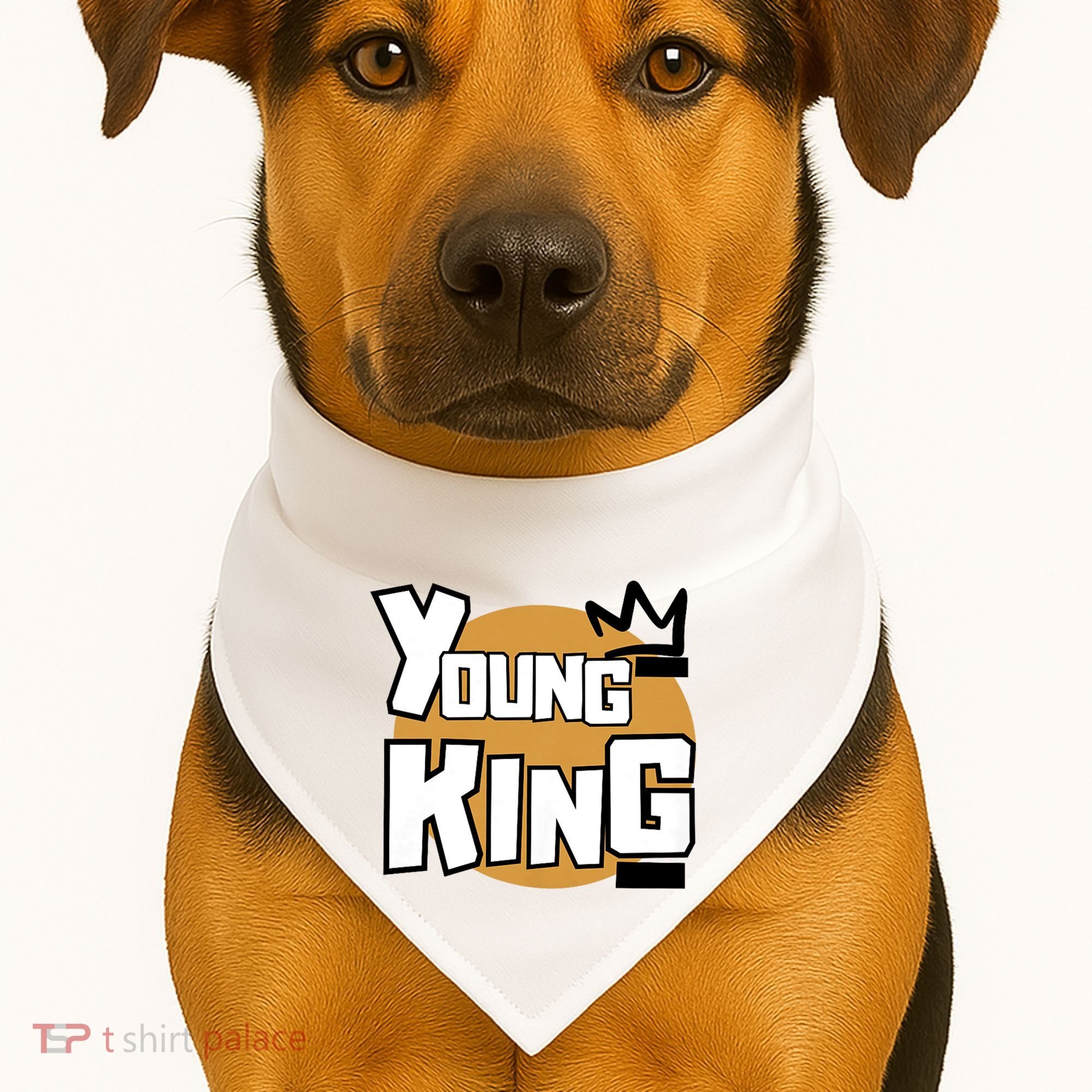 Young Kings Talk The Talk And Walk The Walk USA-Made Doggie Bandana