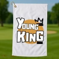 Young Kings Talk The Talk And Walk The Walk Golf Towel thumb 1