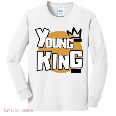 Young Kings Talk The Talk And Walk The Walk Kids Long Sleeve Shirt