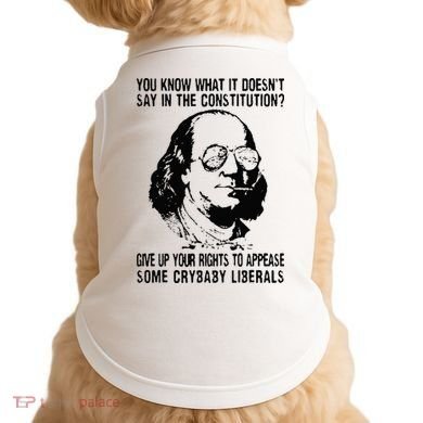 You Know What It Doesn't Say In The Constitution Doggie Tank