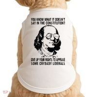 You Know What It Doesn't Say In The Constitution Doggie Tank thumb 0