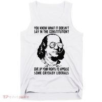 You Know What It Doesn't Say In The Constitution Tank Top thumb 0