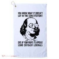 You Know What It Doesn't Say In The Constitution Golf Towel thumb 0
