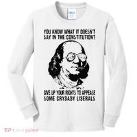 You Know What It Doesn't Say In The Constitution Kids Long Sleeve Shirt thumb 0