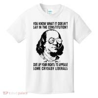 You Know What It Doesn't Say In The Constitution Kids T-Shirt thumb 0