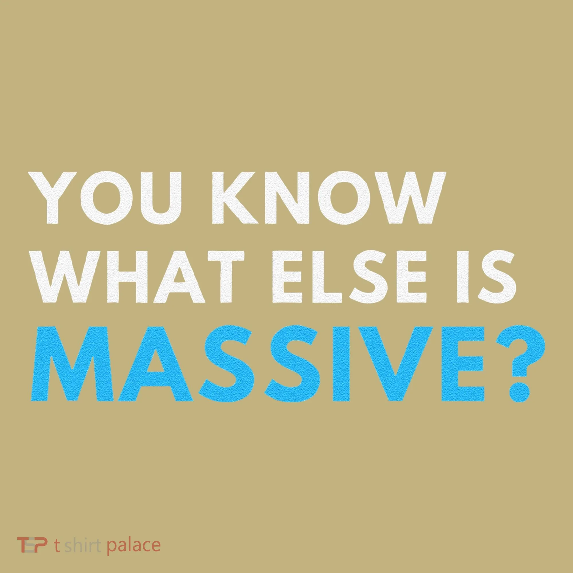 You Know What Else Is Massive Meme T-Shirt
