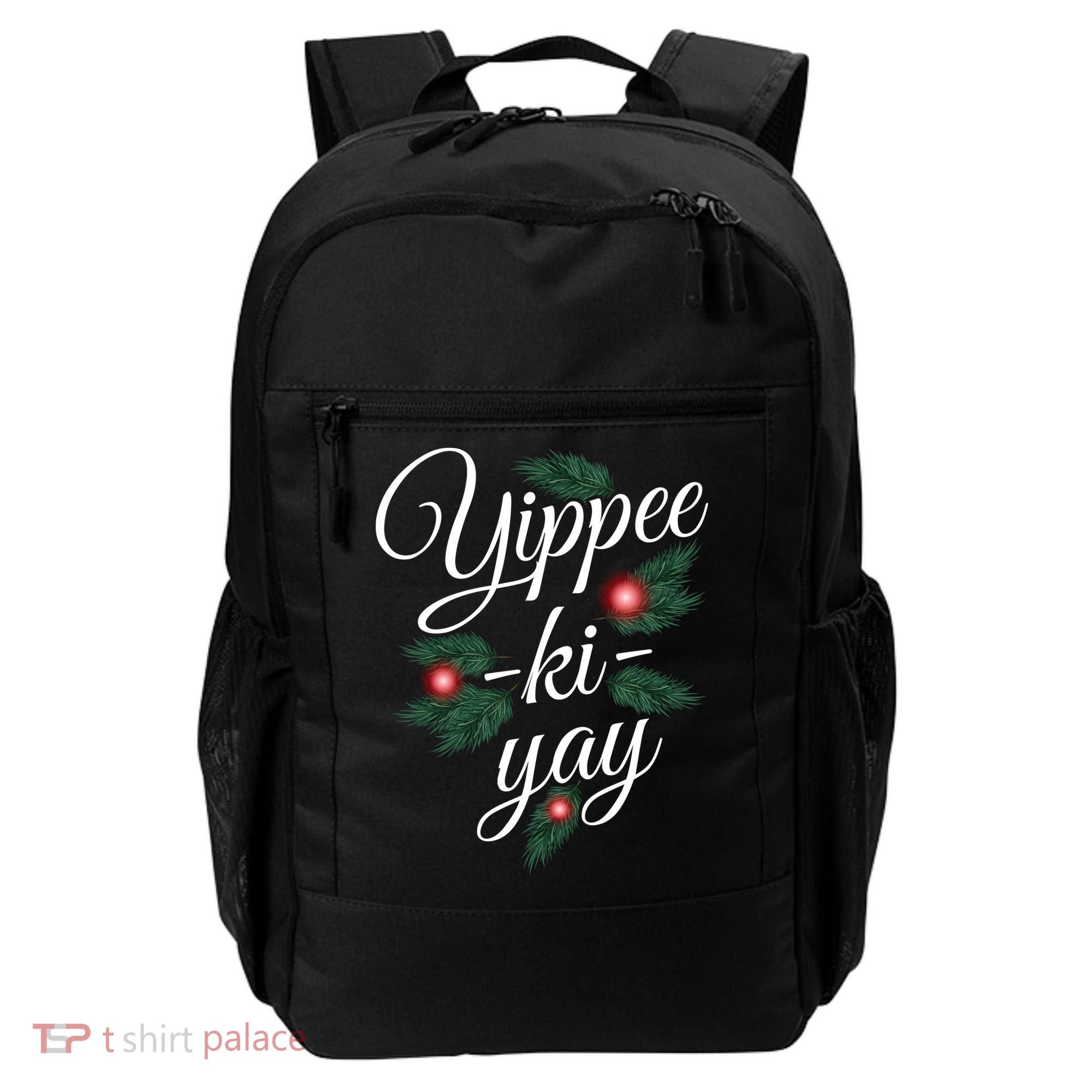 Yippee Ki Yay Christmas Holiday Backpack