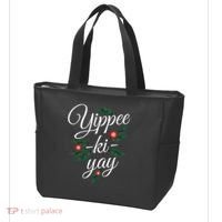 Yippee Ki Yay Christmas Holiday Tote Bag thumb 3