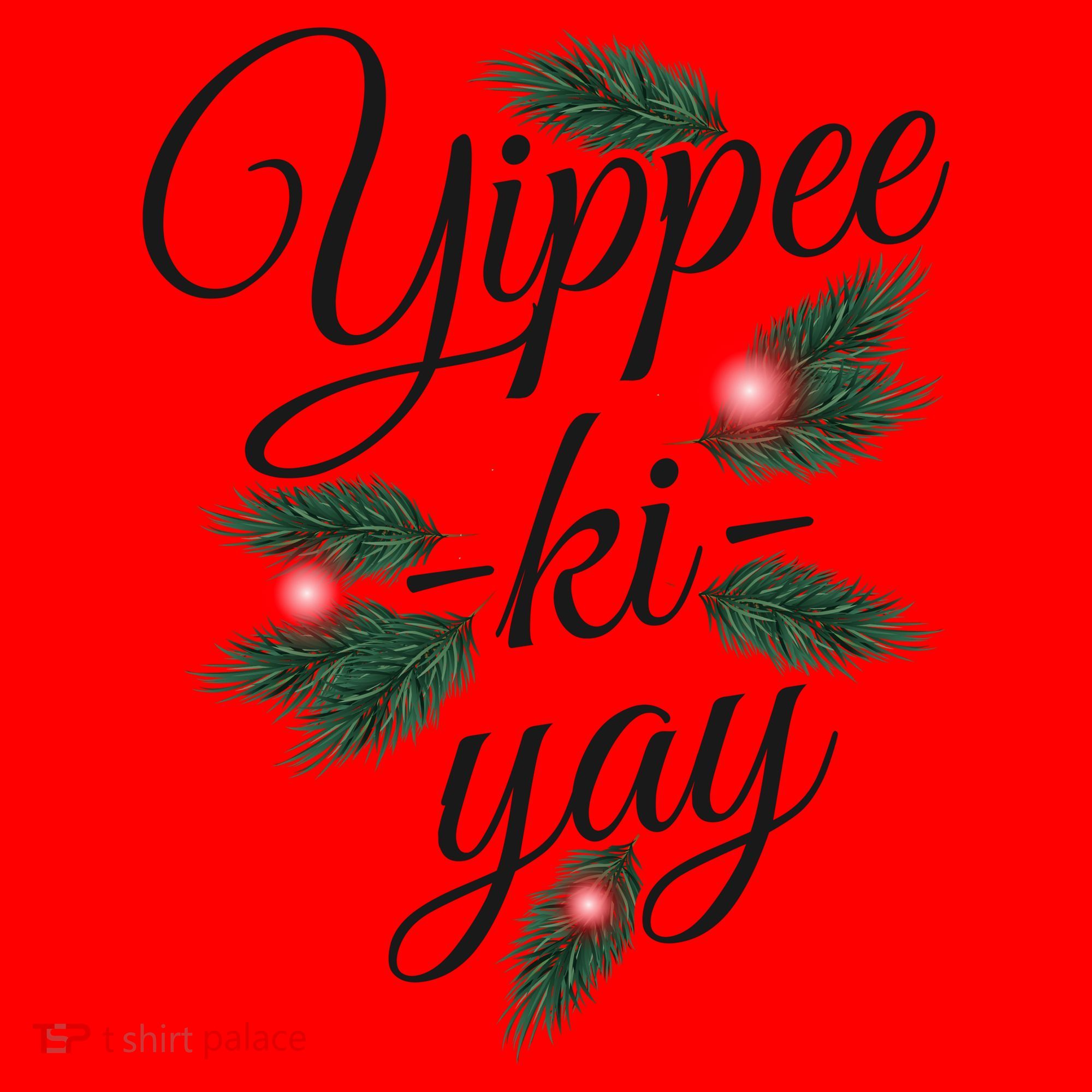 Yippee Ki Yay Christmas Holiday Santa Hat
