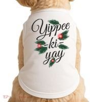Yippee Ki Yay Christmas Holiday Doggie Tank thumb 0