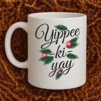 Yippee Ki Yay Christmas Holiday Coffee Mug thumb 2