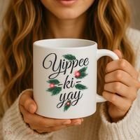 Yippee Ki Yay Christmas Holiday Coffee Mug thumb 3