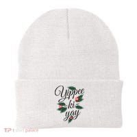 Yippee Ki Yay Christmas Holiday Beanie thumb 0