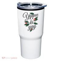 Yippee Ki Yay Christmas Holiday Tumbler thumb 0