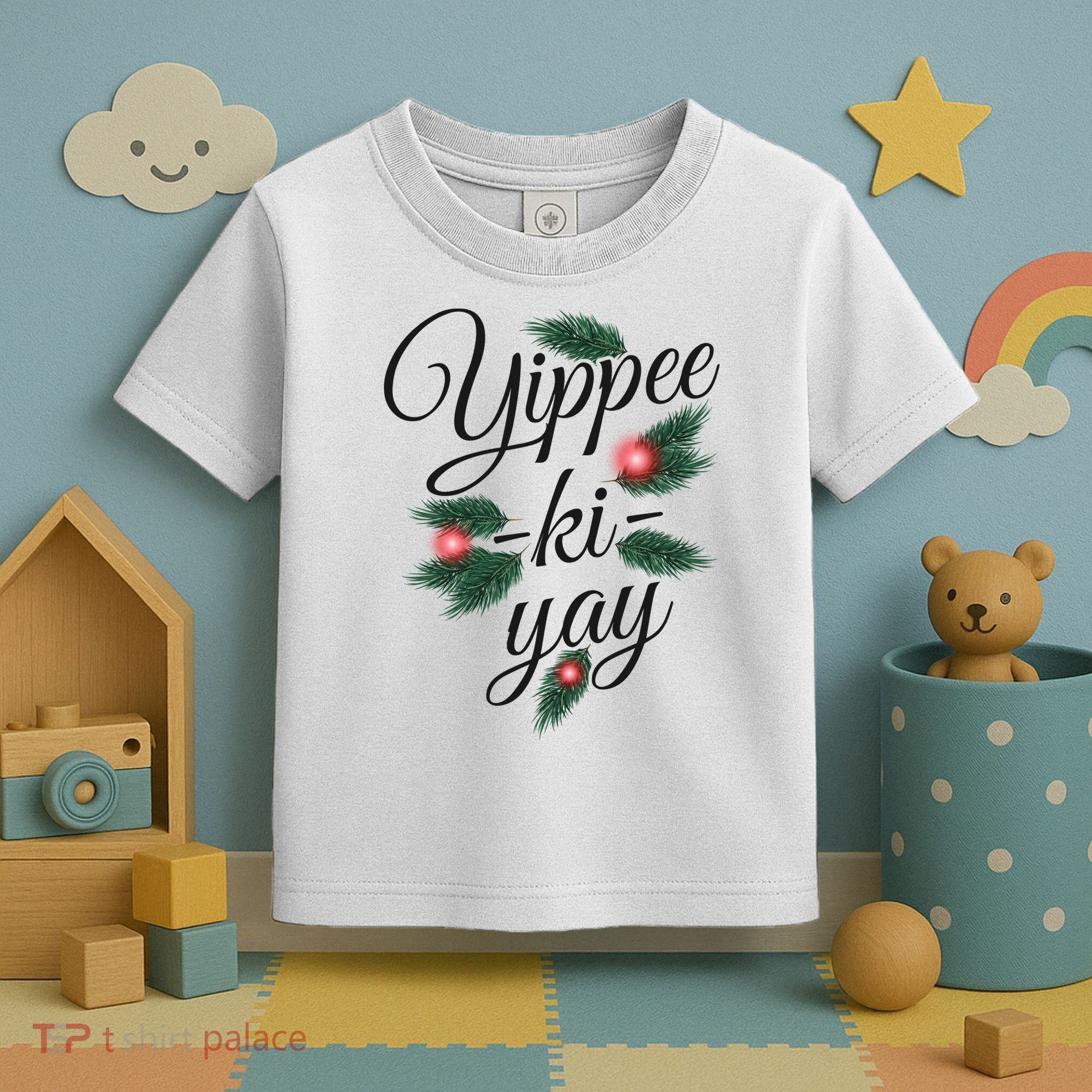 Yippee Ki Yay Christmas Holiday Toddler T-Shirt