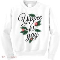 Yippee Ki Yay Christmas Holiday Kids Sweatshirt thumb 0