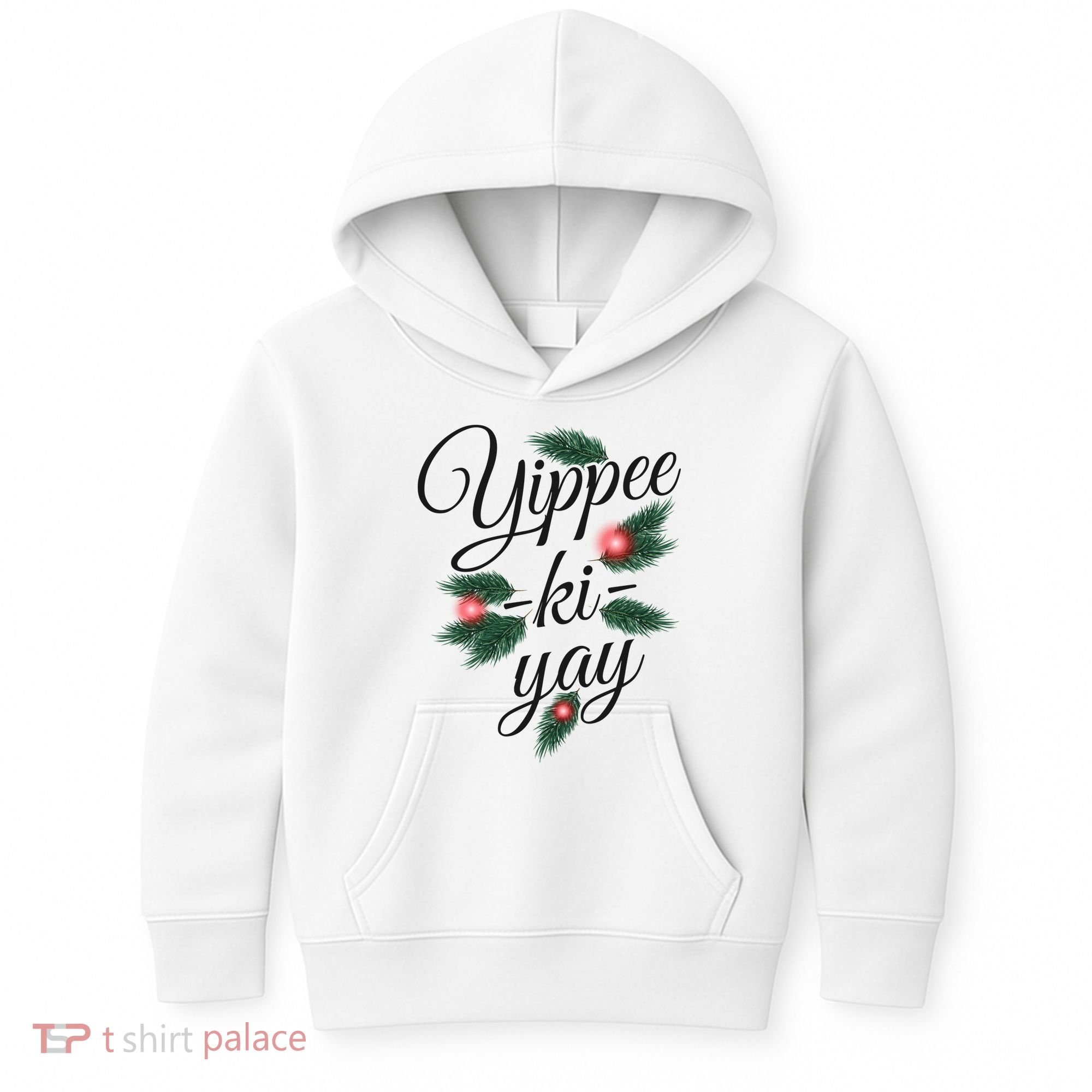 Yippee Ki Yay Christmas Holiday Kids Hoodie