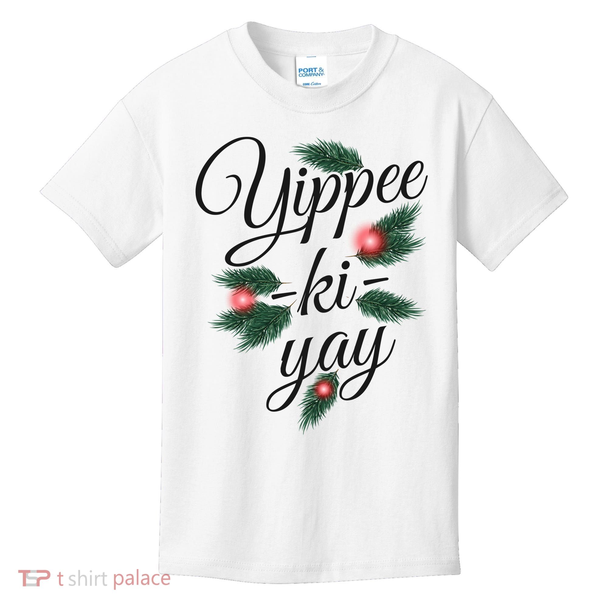 Yippee Ki Yay Christmas Holiday Kids T-Shirt