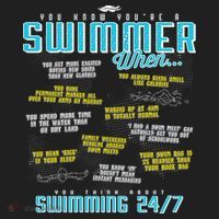 You Know You're A Swimmer When Funny List For Swim Gift Beanie thumb 2