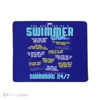 You Know You're A Swimmer When Funny List For Swim Gift Mousepad thumb 0