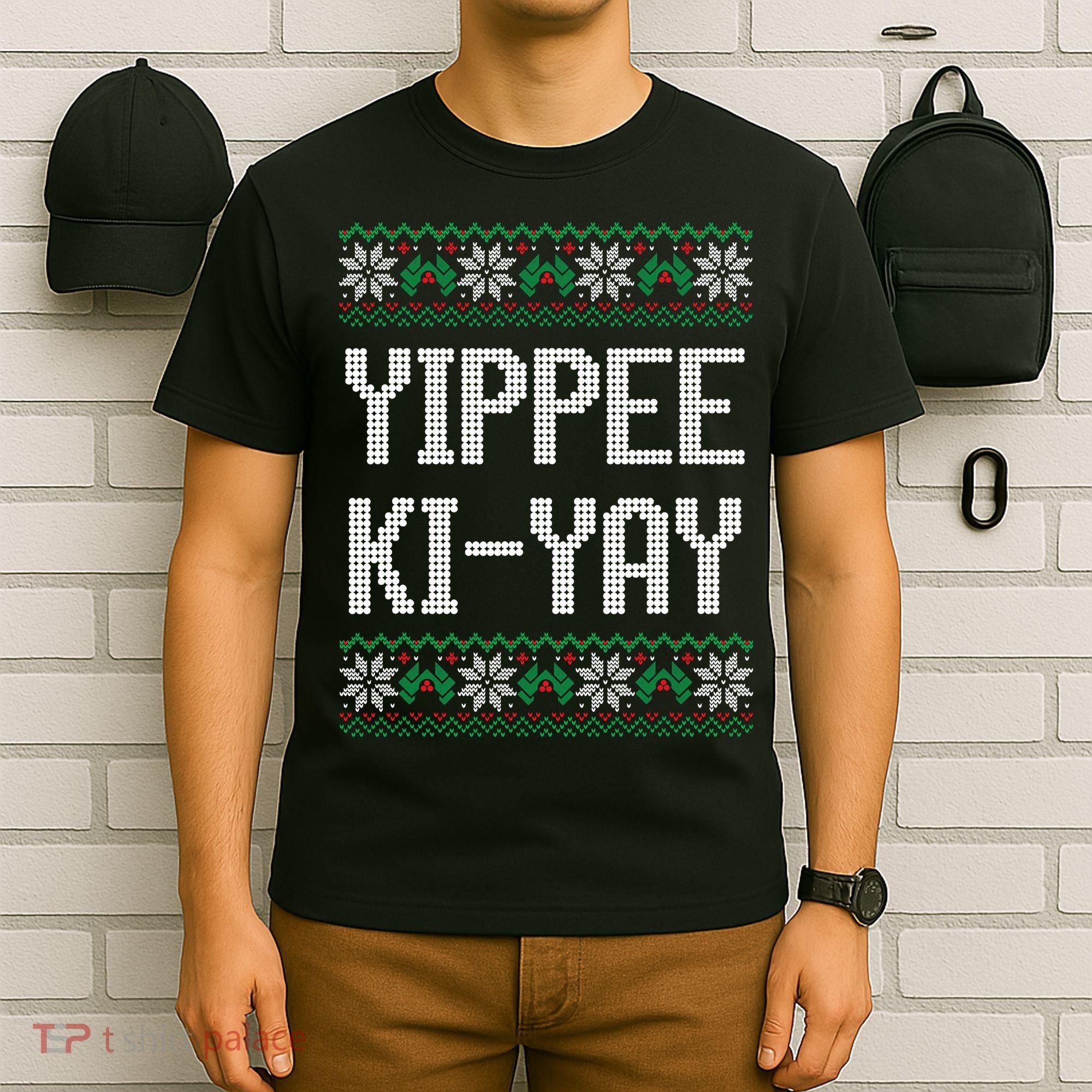 Yippee Ki Yay Funny Christmas T-Shirt