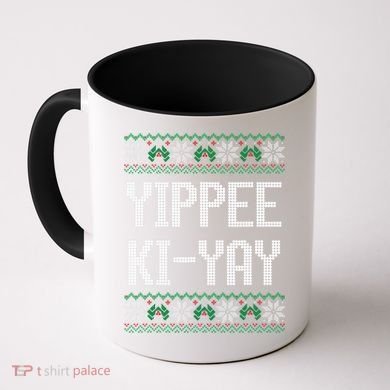 Yippee Ki Yay Funny Christmas Coffee Mug
